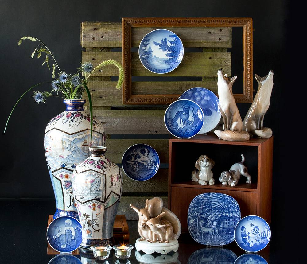 To Egern, Royal Copenhagen figur nr. 416