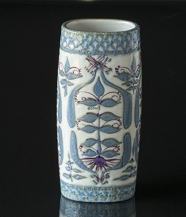 Fajance vase af Marianne Johanson, Royal Copenhagen nr. 412-2883