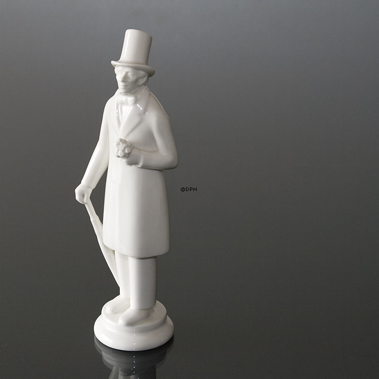 H. C. Andersen, Hvid Royal Copenhagen figur nr. 4216