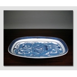 Fajance fad signeret CK, Royal Copenhagen nr. 426-2841