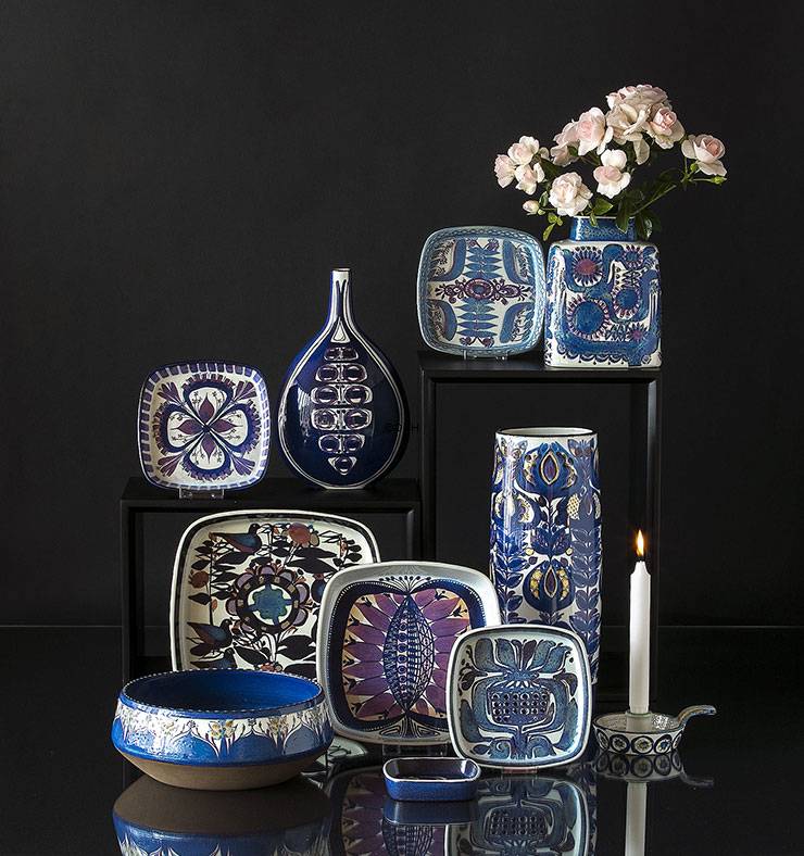 Fajance vase signeret BJ, Royal Copenhagen nr. 436-3121