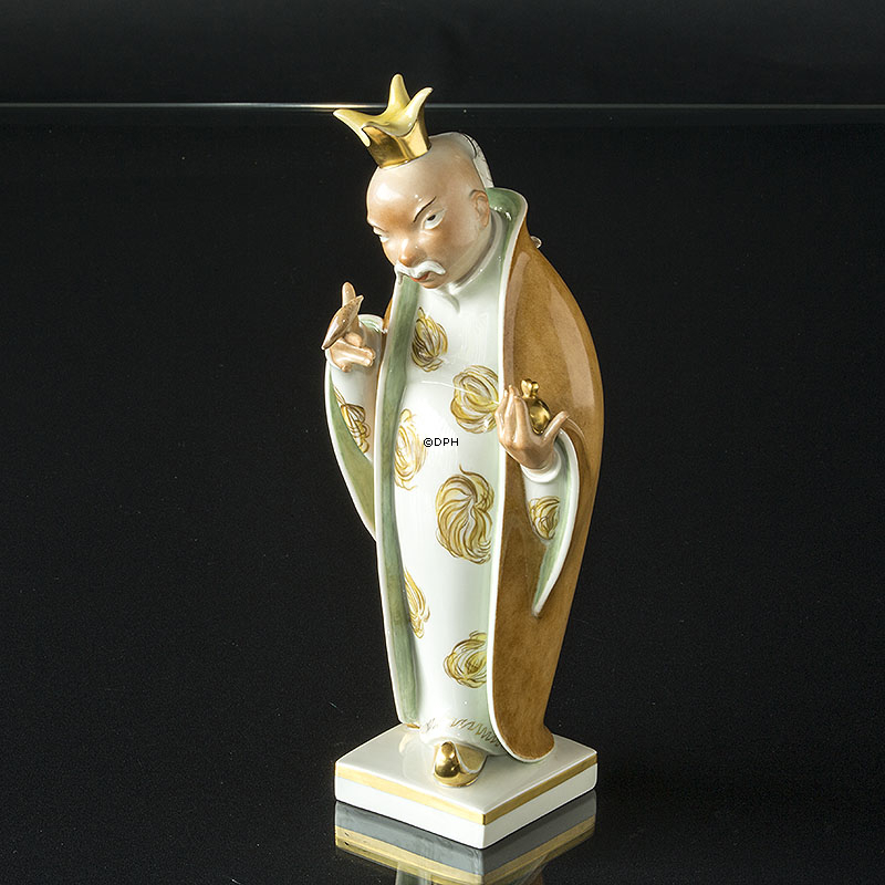 Kejseren og Nattergalen, Royal Copenhagen figur nr. 4382/4367 - Overglasur