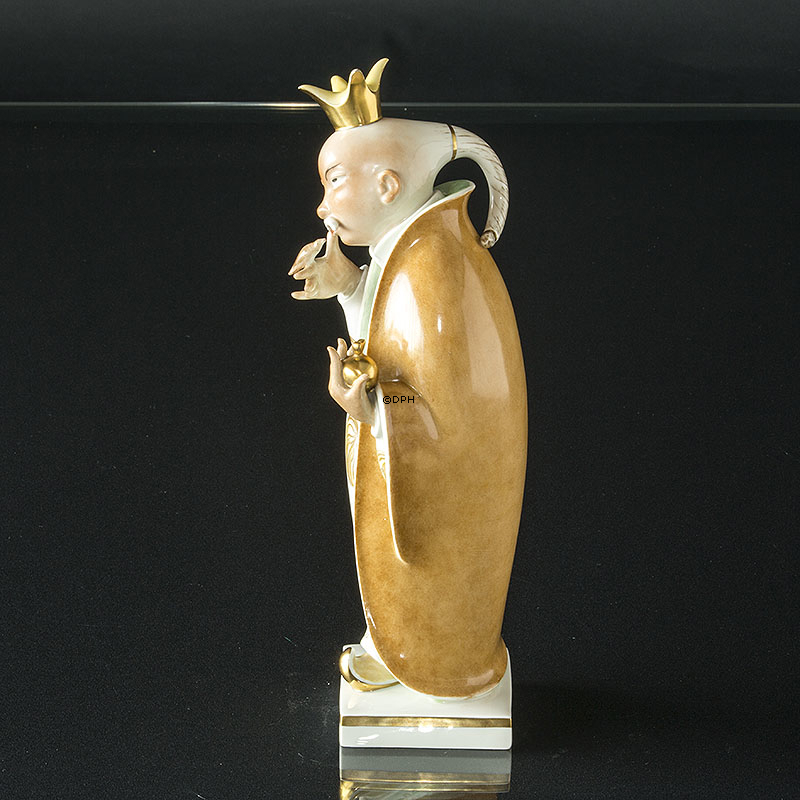 Kejseren og Nattergalen, Royal Copenhagen figur nr. 4382/4367 - Overglasur