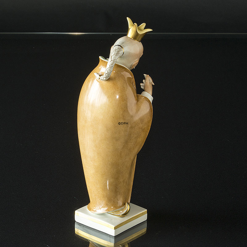 Kejseren og Nattergalen, Royal Copenhagen figur nr. 4382/4367 - Overglasur