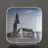Bowl with Budolfi church in Aalborg, Royal Copenhagen no. 4371