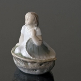 Thumbelina in her Nutshell Bed, Royal Copenhagen figurine No. 4374