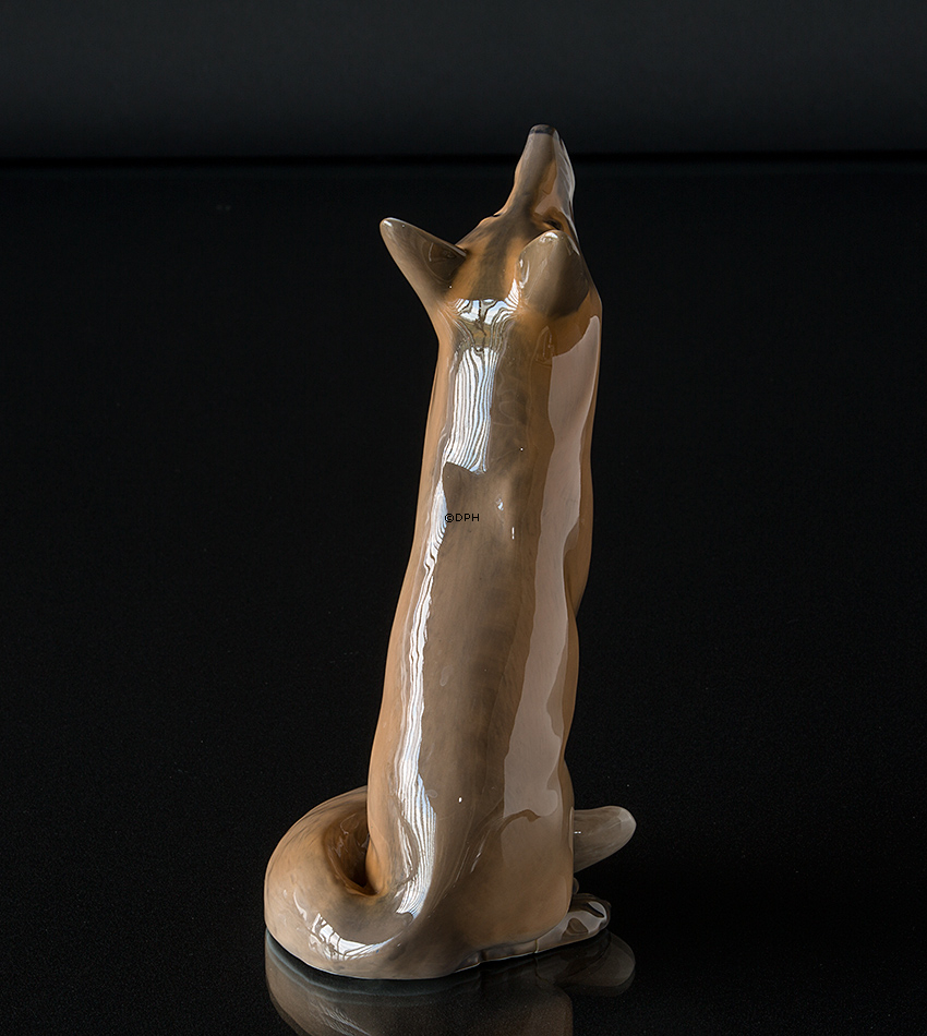 Ræv, 27cm, Royal Copenhagen figur nr. 437