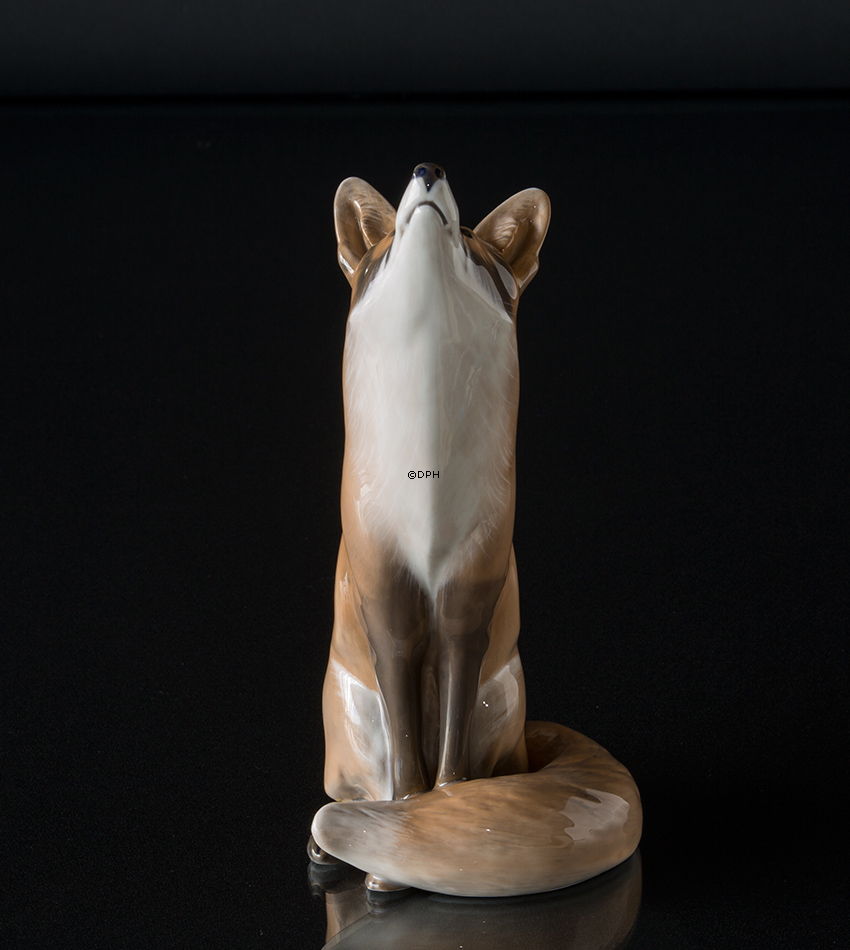 Ræv, 27cm, Royal Copenhagen figur nr. 437