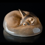 Fox, curled, Royal Copenhagen figurine no. 438