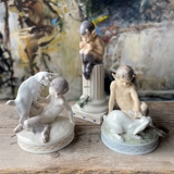 Faun med kanin,Royal Copenhagen figur nr. 439