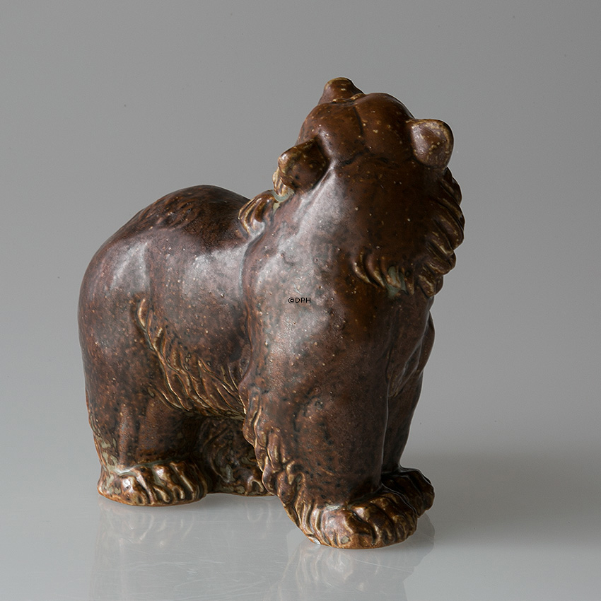 Bjørn ser op Royal Copenhagen stentøjsfigur nr. 44-24191