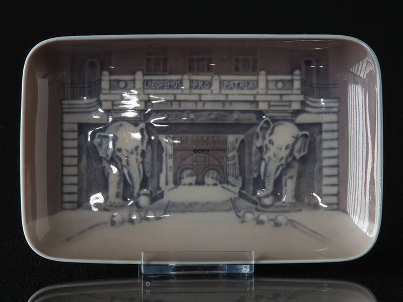 Skål med Carlsberg Elefant Porten Royal Copenhagen nr. 4415