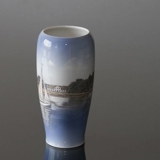 Vase mit Segelschiff in Guldborgsund, Royal Copenhagen Nr. 4468