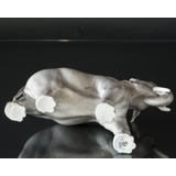 Stående elefant, STOR Royal Copenhagen figur nr. 447 (1894-1922)