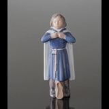Schoolgirl dressing for school, Royal Copenhagen figurine No. 4503