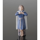 Schoolgirl dressing for school, Royal Copenhagen figurine No. 4503