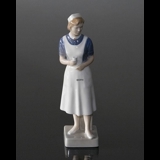 Krankenschwester, Royal Copenhagen Figur Nr. 156 oder 4507