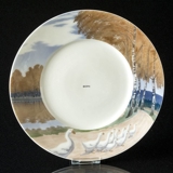 Plate Art Nouveau, Landscape, Royal Copenhagen no. 452 (1898-1992)