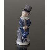 Junge, Jongleur, Februar, Royal Copenhagen monatliche Figur Nr. 4524