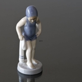 Badepige, juli, Royal Copenhagen månedsfigur nr. 4529