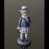 Girl with satchel, Royal Copenhagen monthly figurine, September No. 4531