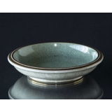 Green bowl craquele, Royal Copenhagen No. 457-2559