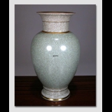 Green craquele vase, Royal Copenhagen No. 457-3059
