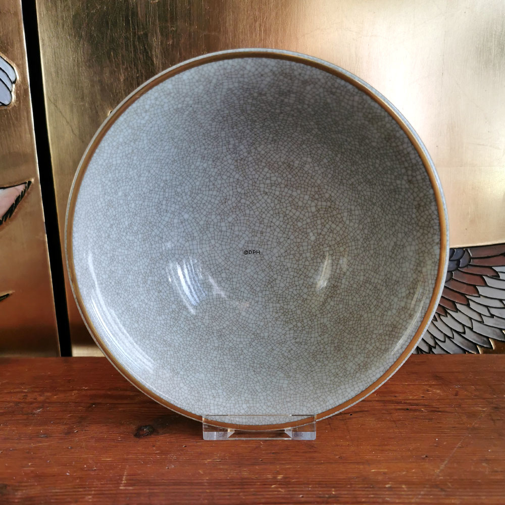 Grøn skål, krakkeleret, Royal Copenhagen nr. 457-?