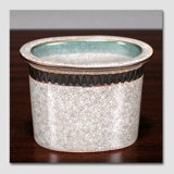 Grønt cigaretbæger krakeleret, Royal Copenhagen nr. 459-2949
