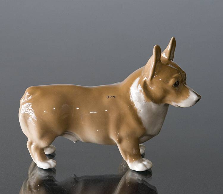 Welsh Corgi, Royal Copenhagen hunde figur nr. 4593