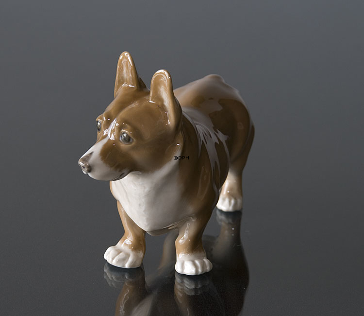 Welsh Corgi, Royal Copenhagen hunde figur nr. 4593
