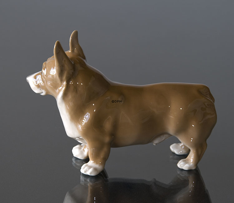 Welsh Corgi, Royal Copenhagen hunde figur nr. 4593