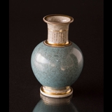 Blue craquele vase, 15cm, Royal Copnehagen No. 460-3033