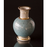 Blaue Craquele Vase, 15cm, Royal Copnehagen Nr. 460-3033