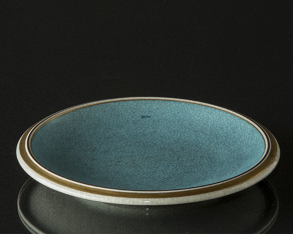 Skål Blå, krakeleret, 21 cm, Royal Copenhagen nr. 460-4023