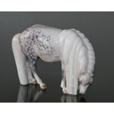 Skimmel pony, Royal Copenhagen figur nr. 4609