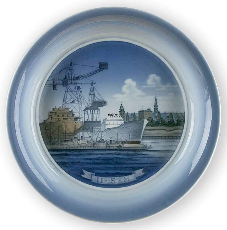 Skål med Helsingør Skibsværft og Maskinbyggeri, Royal Copenhagen nr. 4610