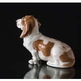 Basset hound, Royal Copenhagen hunde figur nr. 4616