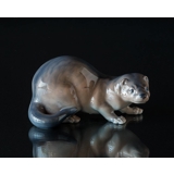 Mink, brun, Royal Copenhagen figur nr. 4654