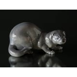 Mink, grey, Royal Copenhagen figurine no. 4654