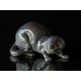 Mink, grey, Royal Copenhagen figurine no. 4654