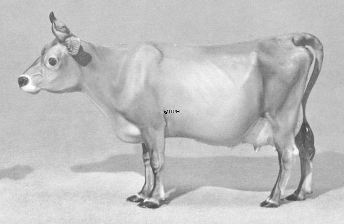 Stående Jersey ko, Royal Copenhagen figur nr. 4678