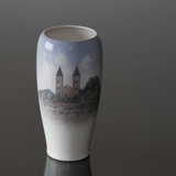 Vase with Viborg cathedral, Royal Copenhagen no. 4686