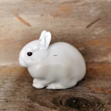 Rabbit, Royal Copenhagen white stoneware figurine no. 4705