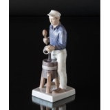 Plumber with the tools of the trade, Royal Copenhagen figurine No. 4727