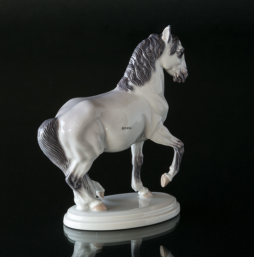 Lippizaner hest, Royal Copenhagen figur nr. 4752