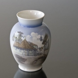 Vase with Hans Christian Andersen's house, Royal Copenhagen No. 4764