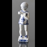 Girl with butterfly, Blue Fluted, Royal Copenhagen figurine no. 4795