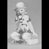 Girl with trumpet, Royal Copenhagen figurine no. 4796