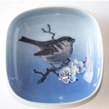 Bowl with House Sparrow, Royal Copenhagen no. 4857